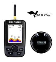 Valkyrie Wireless Balık Bulucu Akıllı Sonar Teknolojisi LCD Ekranlı Kablosuz Balık Tespit Cihazı