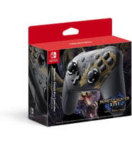 Nintendo Switch Pro Controller Monster Hunter Rise Edition (Gold - Antrasit)