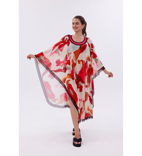 Kimono Pareo - Tesettür Pareo - Kemer Model 240x135 Cm