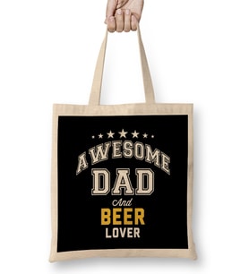 Fathers Day Worlds Best Gardener And Dad Bez Çanta Uzun Saplı