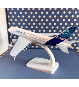 Airbus A380 Metal Maket Uçak MYK Hediye ve Sanat Atölyesi