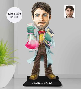 Kişiye Özel Kimyager Erkek Ahşap Eco Biblo -1