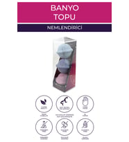 Juvenis 3'lü Astroloji Banyo Topu Nemlendirici Doğal Hindistan Cevizi Buğday Yağı ve E Vitaminli Mor Banyo Bombaları 50gr