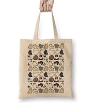 Kediler Cats Cats Cats Graphic Bez Çanta Uzun Saplı