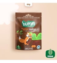 Nessiworld  Humm Organik Keçiboynuzlu ve Fındıklı Vegan Kurabiye 55 Gr