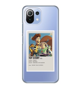 Xiaomi Mi 11 Lite Uyumlu Toy Story Minimalist Poster Desenli Şeffaf Telefon Kılıfı
