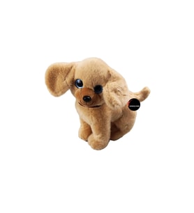 Havlayan Ayakta Durabilen Sesli Köpek Peluş Oyuncak Uyku Arkadaşı Hediyelik Peluş 35 cm (Çok Renkli)