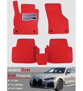 BMW 4 SERİSİ G26 GRAN COUPE (2020-2025) Uyumlu EVA Paspas Tam Set–Araca Özel,Su Geçirmez