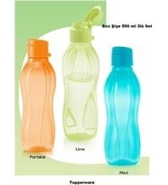 Tupperware Eco Şişe Suluk 500 Ml 3 Lü Pratik Kapak