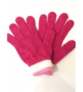 Pembe Kız Çocuk Eldiven 8-12 Yaş Fuşya-8-12 Yaş