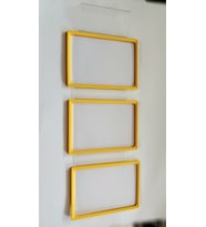 ETİKETLİK FİYATLIK - PLASTİK ASKILI EMLAK VİTRİN ÇERÇEVE 30AD ( STOKTA 8 RENK)