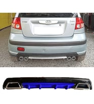 Hyundai Getz Mavi Difüzör Çiftli Kare Egzoz Görünümlü D Tip Difizör