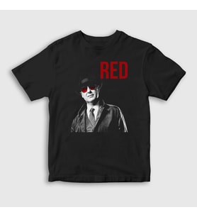 Presmono Unisex Çocuk Siyah Red The Blacklist T-Shirt 183789tt