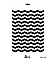 Rich New Seri N-358 Stencil 35x25 cm