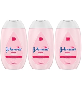 Johnsons Baby Bebek Losyon 300ML (3 Lü Set)