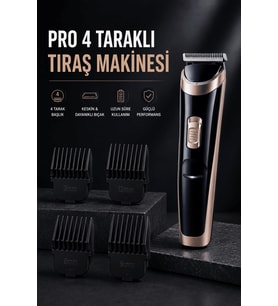 Lexroo Paslanmaz Çelik Bıçaklı Hassas Çelik Bıçaklı Tıraş Makinesi