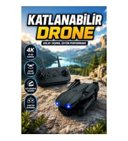 E99 Pro Katlanabilir Drone 4K HD Kameralı Hover Özellikli Uzaktan Kumandalı Drone