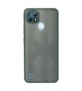 Realme C21 Kılıf Montreal Silikon Kapak - Yeşil
