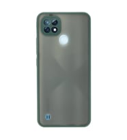 Realme C21 Kılıf Montreal Silikon Kapak - Yeşil