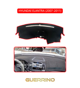 HYUNDAİ ELANTRA 2007-2011TORPİDO KORUMA HALISI KIRMIZI KENAR