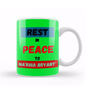 Rest in Peace to Ma’Khia Bryant Black Lives Matter Kupa Bardak Porselen