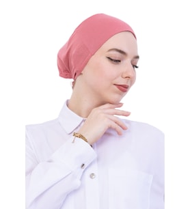 Pratik Bone Pamuklu Tesettür İç Bone, Başörtüsü İçin Hazır Viskon Şapka, Namaz Günlük Kullanım İçin