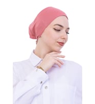 Pratik Bone Pamuklu Tesettür İç Bone, Başörtüsü İçin Hazır Viskon Şapka, Namaz Günlük Kullanım İçin