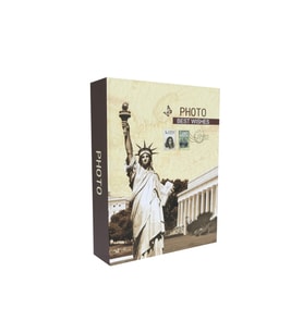 Rabsev RS4602-2 Fotoğraf Albümü 10x15cm 200 Fotoğraf Kapasiteli Özgürlük Anıtı Desenli Anı Albümü