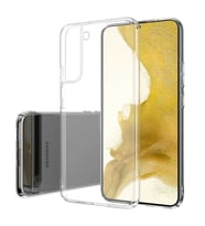 Galaxy S22 Kılıf Zore Vonn Şeffaf Sert Silikon Kılıf (Renksiz)