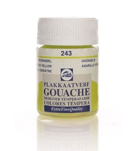 Talens Guaj Boya 243 Greenish Yellow 