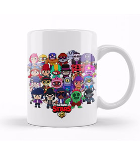 Brawl Stars Starları Kupa Bardak Porselen