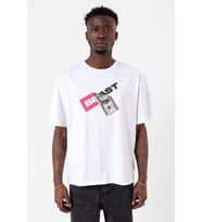 Mr Beast Dollar Bill Beyaz Erkek Oversize Tshirt