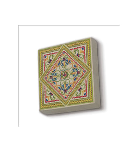 İtalyan Deseni Baskılı Taş Magnet 5X5