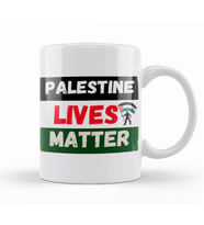 Palestine LIVES MATTER Kupa Bardak Porselen