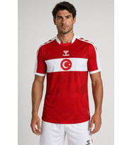 TÜRKİYE ORİJİNAL LİSANSLI HUMMEL KIRMIZI TÜRKİYE FORMASI