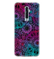 Oppo Reno 2Z 4 Lite 4 Pro 5 6 7 A31 Kılıf Desemli Silikon Colurful Mandala 1667