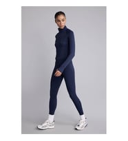 Defacto Ultra Yumuşak Beli Saran Sporcu indigo Kadın Tayt H5292AX/IN187