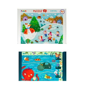 40 Parça Puzzle 2 Li Set