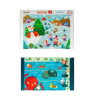 40 Parça Puzzle 2 Li Set
