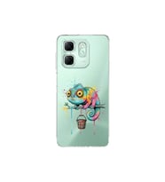 Infinix Smart 9 ile Uyumlu Splash Bukalemun Tasarımlı Şeffaf Silikon Kılıf