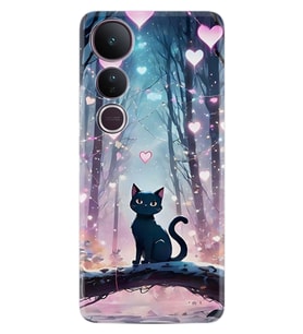 Vivo V50 Lite Kılıf Boutique Baskılı Resimli Love Cats Tree Pcode -050