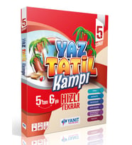 Yanıt 5.Sınıf 5'den 6'ya Geçenlere Yaz Tatil Kamp Kitabı (Kırmızı)
