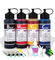 Canon E414/E3340 Yazıcılar İçin Uyumlu Mürekkep Seti 4x500ml (Çok Renkli)