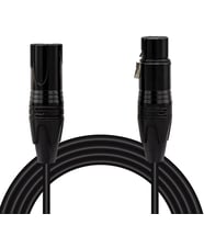 MagicVoice LD381 1.5 Metre Canon XLR Dişi - Canon XLR Erkek Stereo Plastik Jak Mikrofon Ses Kablosu