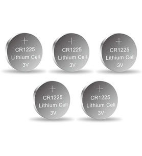 Yuma Cr1225 Süper Lityum 3v 5 li Kart Düğme Pil