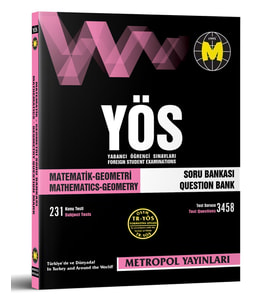 TR-YÖS MATEMATİK-GEOMETRİ SORU BANKASI