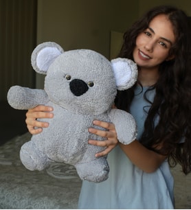 45 Cm Gri Koala Peluş Oyuncak: Yumuşaklık ve Sevimlilik Bir Arada"