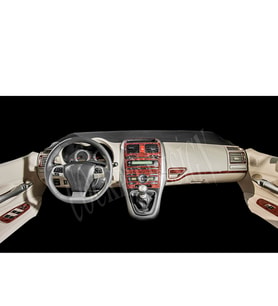 Meriç® Toyota Auris Ön Torpido Kaplama Maun 16 Parça 2008-2015 (Maun)