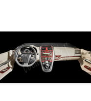 Meriç® Toyota Auris Ön Torpido Kaplama Maun 16 Parça 2008-2015 (Maun)
