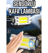 Şarjlı Kafa Feneri Suya Dayanıklı Ayarlanabilir Kamp Feneri